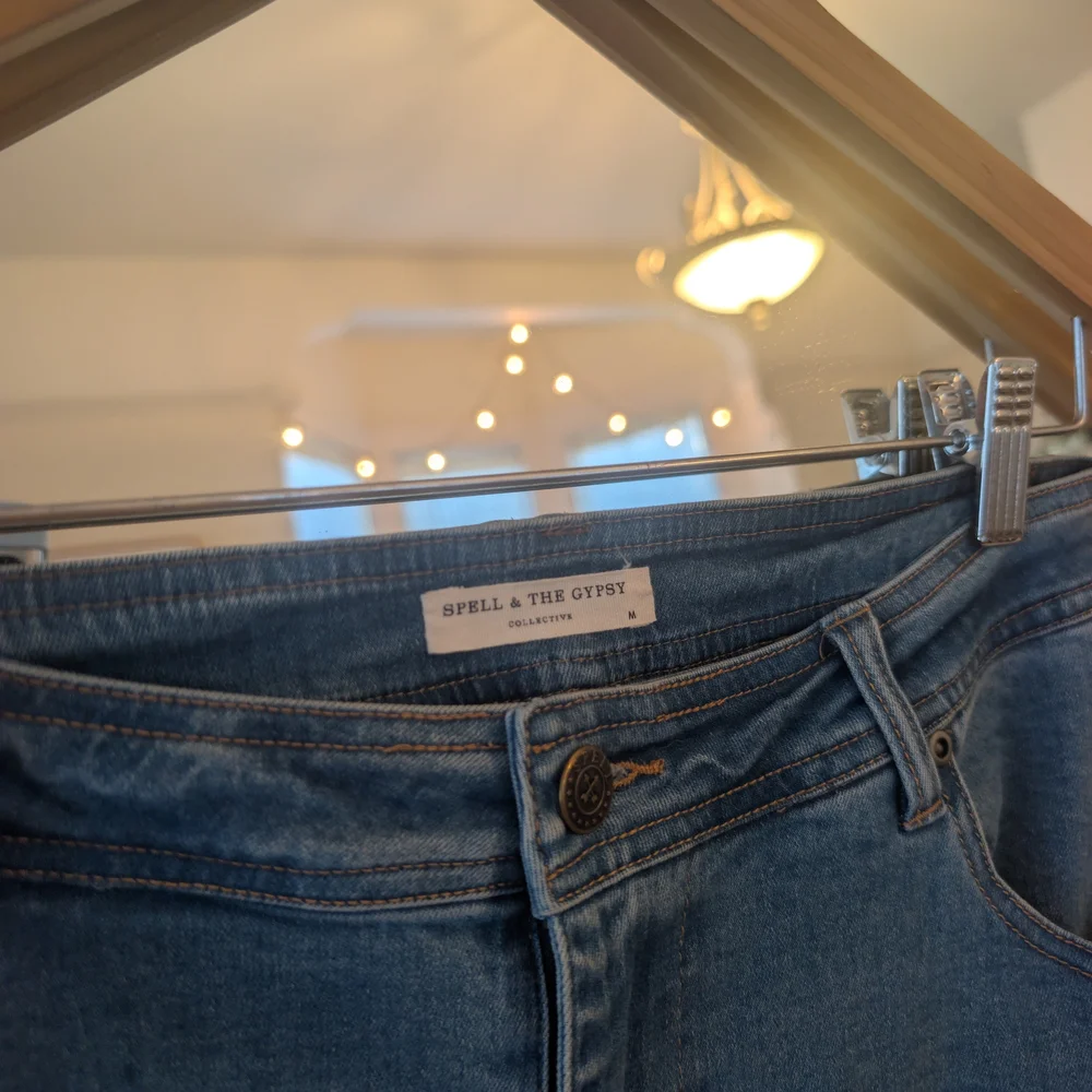 💙 Spell 💙 Ashbury Denim maxi Skirt Size M - Picture 6 of 6